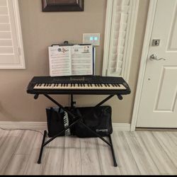 Electric Keyboard/Chair/Music Stand