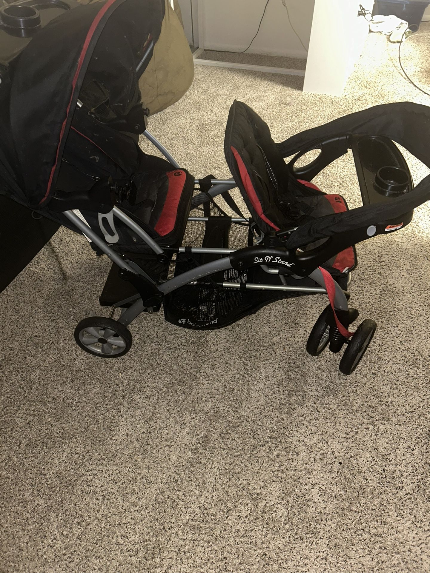 Sit n Stand double stroller