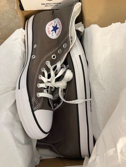 Charcoal/White Converse 9M/11W