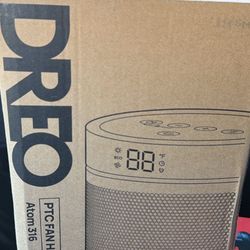 Dreo Atom 316 PTC Fan Heater, a portable 1500W ceramic space heater for indoor use