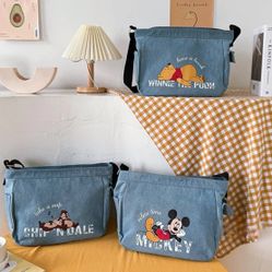 Disney Series Denim Crossbody/Shoulder Bag 