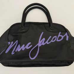 Marc Jacobs - Black tote bag with Purple logo