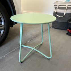 Mint Green Side Table 