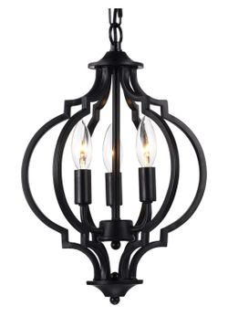 Metal Chandelier 3 Light