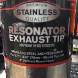 Resonator Exhaust Tip