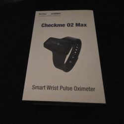 Wellness Checkme O2 Max Wrist Oxygen Monitor With Pulse Tracking
