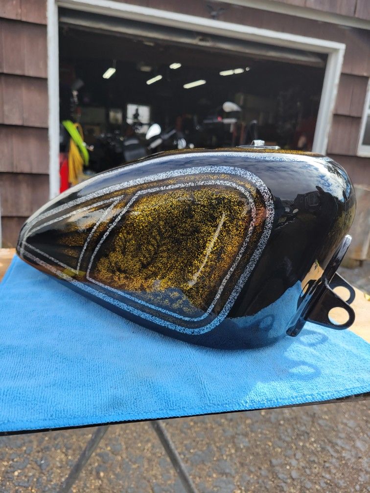 sportster tank custom paint