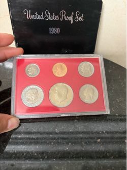 1980 United States of America Mint Proof Coin Set
