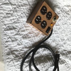 Four outlet Work Bench Outlet In Metal Case
