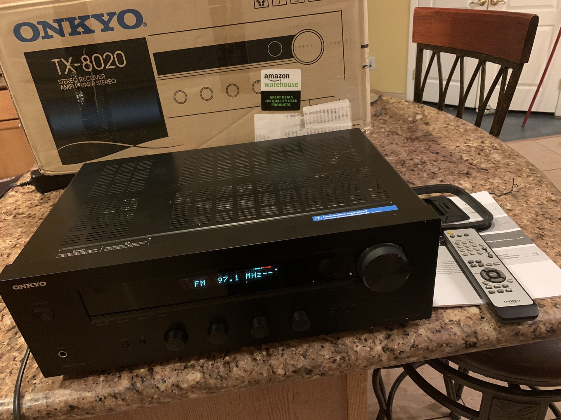 Onkyo TX-8020 2 channel Stereo Receiver