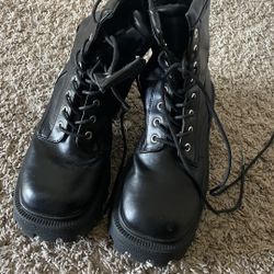 ASOS black combat boots
