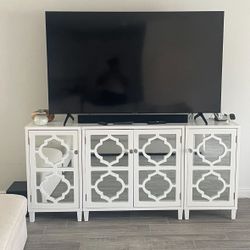 Mirrored Console Cabinet