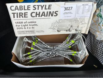 Cable Tire Chains - 3027 - NOWB