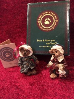 Matthew and Bailey From The Boyds Bears & Friends, The Bearstone Collection.