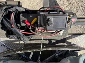 16ft double axle trailer with winch