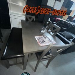 Grey Dining Table With Bench New Comedor Bonito 