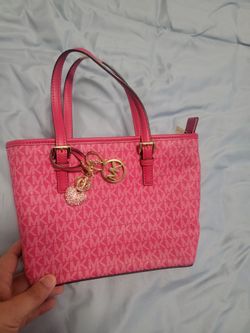 Hot pink Michael kors hand bag