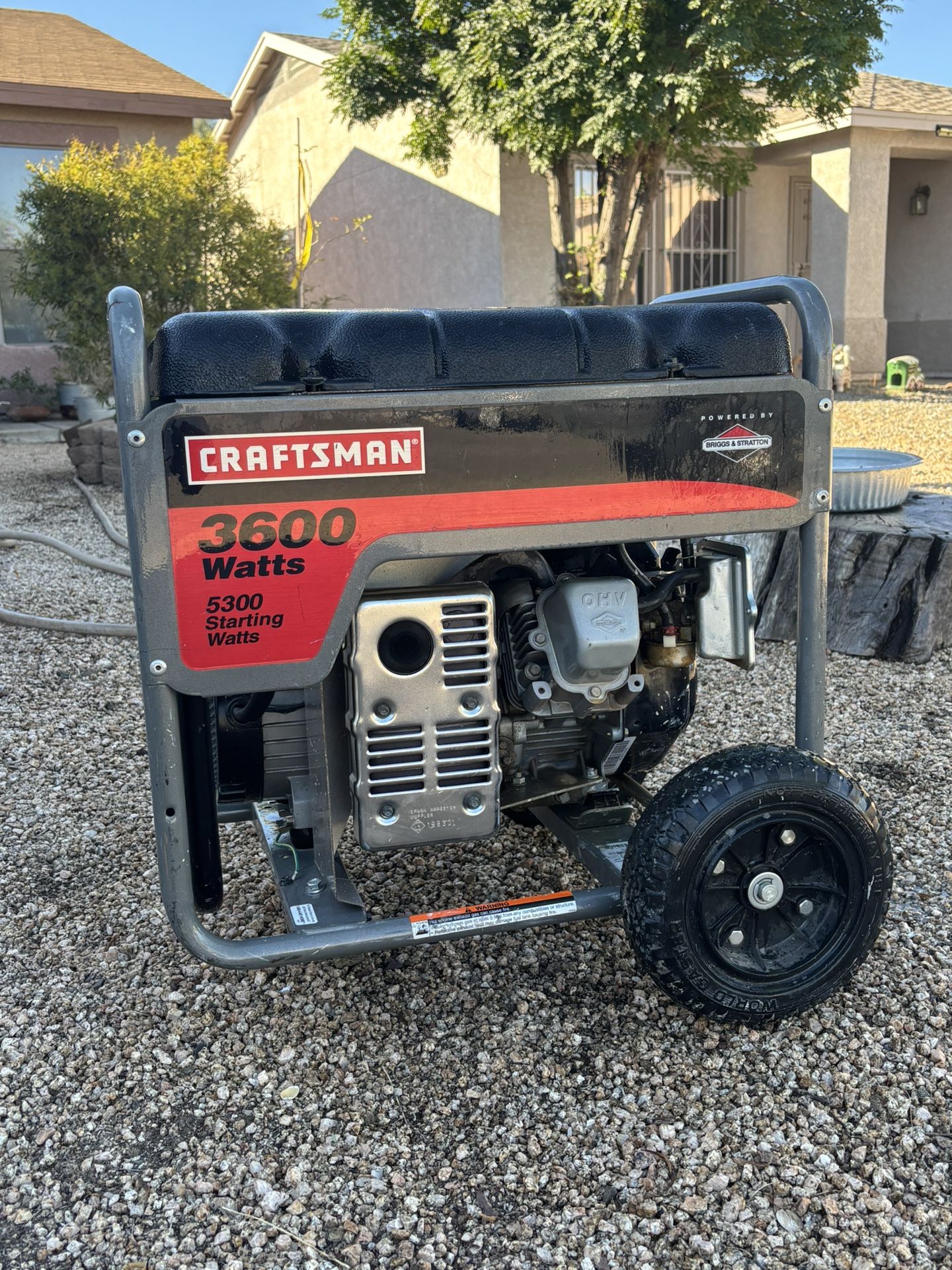 Craftsman 3600 Watt Generator 