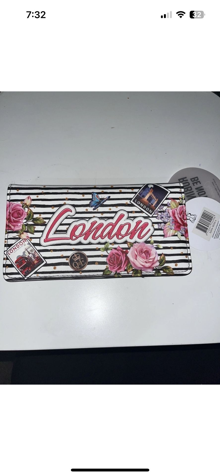 NWT Robin Ruth Be Noticed Women's Bi-Fold Snap Closure Wallet Puerto Rico