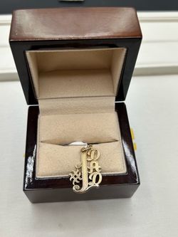 Gold #1 dad charm