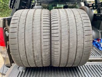2) 335/25/20 Michelin Pilot Super Sport ZP Tires.  Tread measures 6.5/32  DOT 3521  $650 for Both ($650 each on Amazon)  I carry other sizes as well