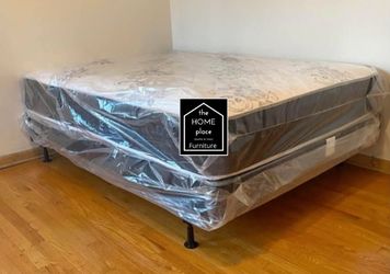 💥 Queen Mattress + Box Spring + Metal Frame 🚛