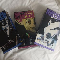 Star Wars Trilogy Vhs New Never Watched