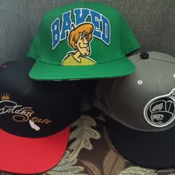 Hats Black Grey Blue