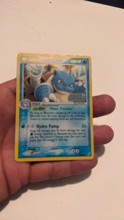 Blastoise Pokémon Trading Card 120HP Holo