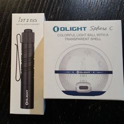 Olight Obulb and I3t 2 eos