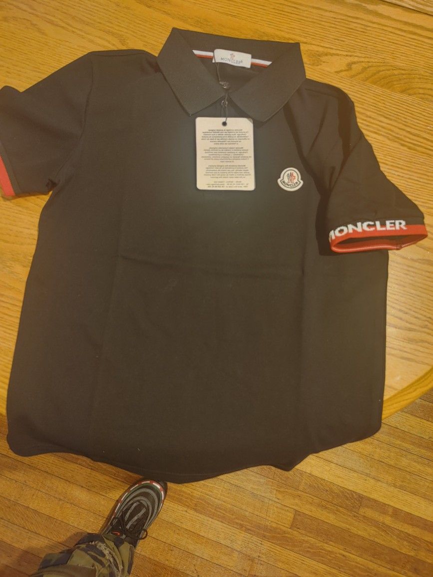 Moncler Polo Size Large Runs Fitted