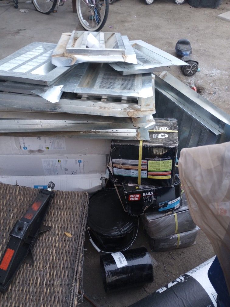 Roofing Material Nails And I Don't Know The Other Stuff
