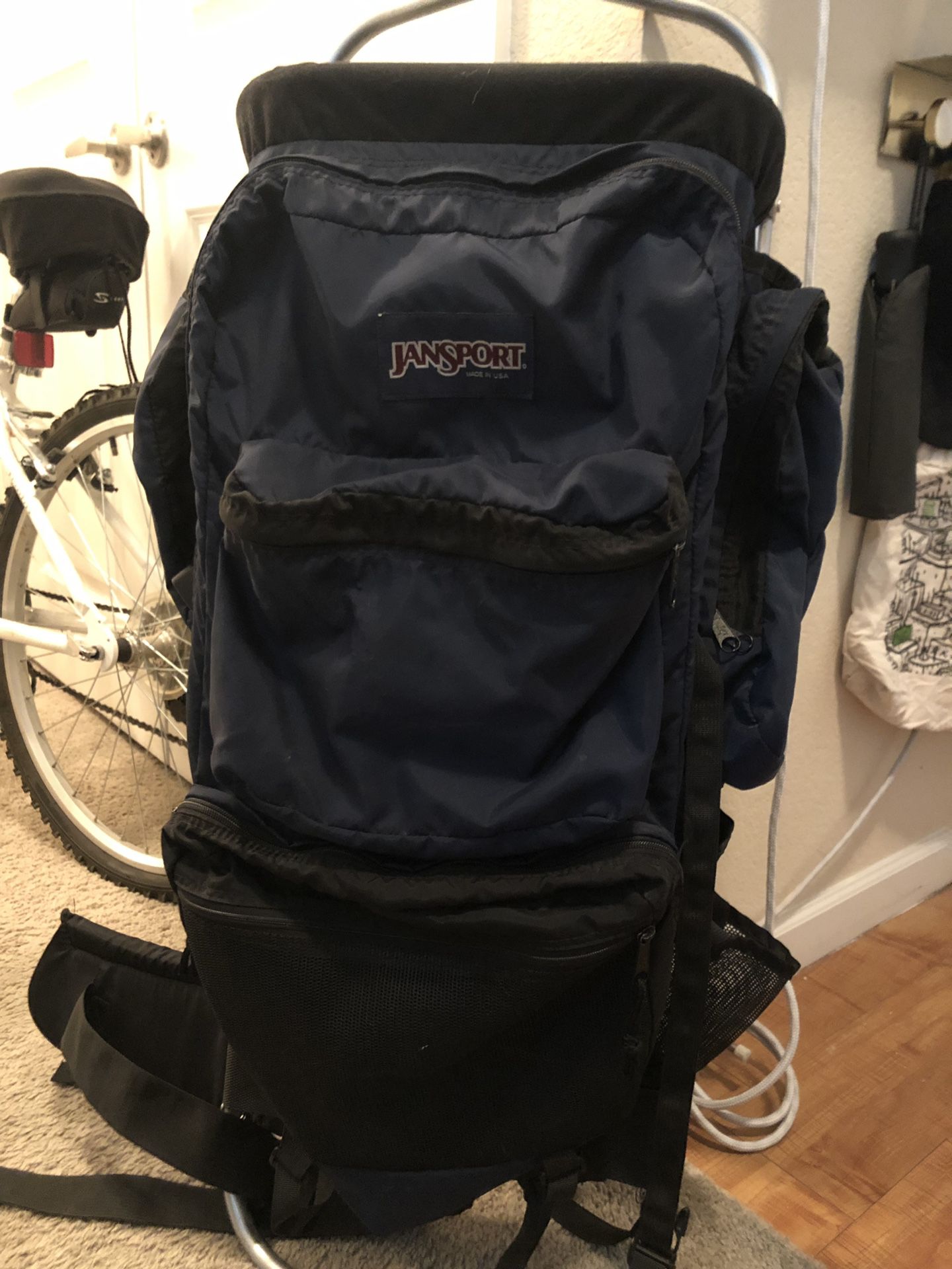 Jansport Frame Backpack - Navy/Black