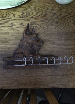 Scotty Dog Tie Rack