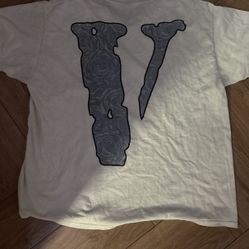 White Size XL Pop Smoke x Vlone The Woo T-shirt