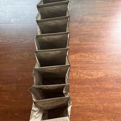 3 Set StyleWell 9 Shelf Hanging Collapsible Organizer,