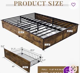 Williston Forge Julana Storage Platform Bed With 4 Drawers