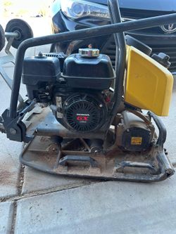 Compactor $60 per day Jack hammer $70 per day