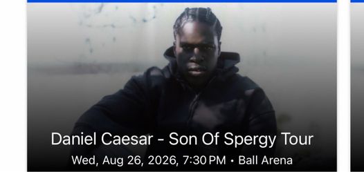 Daniel Caesar Concert
