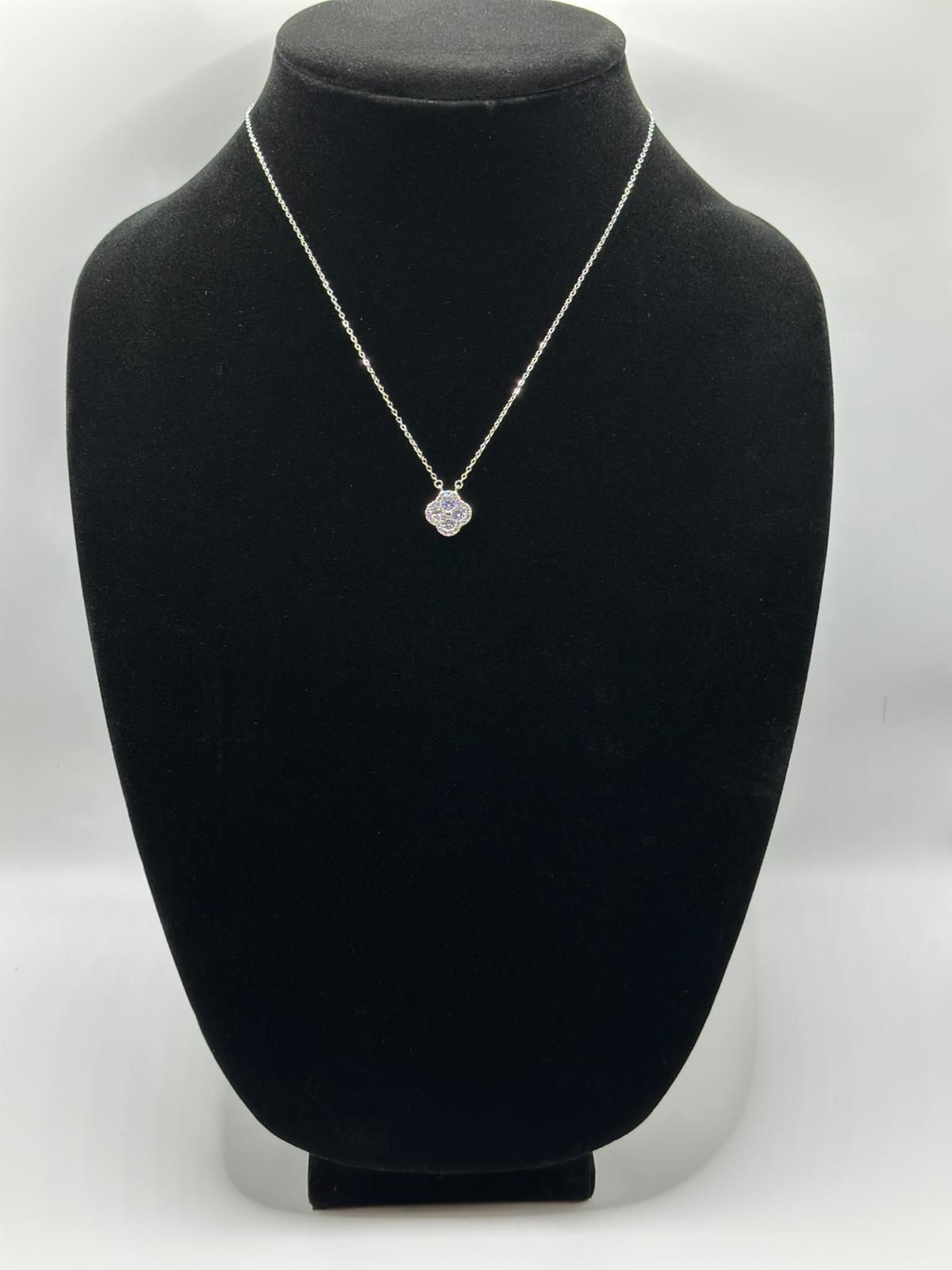 Sterling Silver Clover Necklace