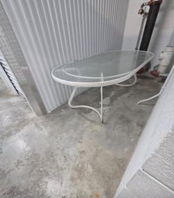Solid Aluminum Outdoor Table