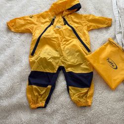 Tuffo Rain Suit 18 Months Yellow