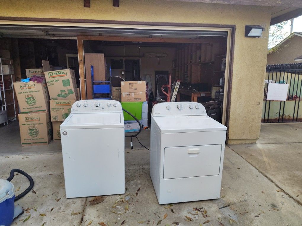 Whirlpool Washer And Dryer Combo. Gas Dryer. Both For 350