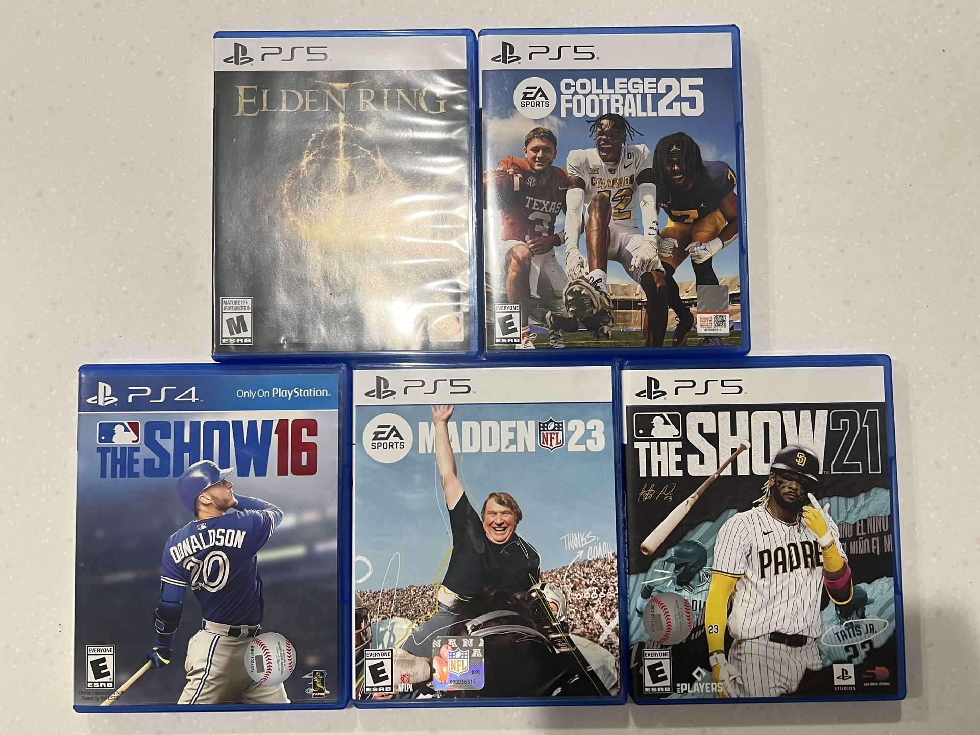 PS5 and PS4 games $65 for all