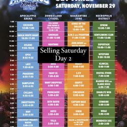 Apocalypse Zombieland Saturday Pass