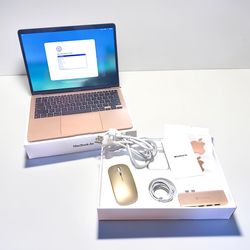 Apple MacBook Air M1 Chip 8GB 256GB w/Original Box & Apple Charger in Rose Gold