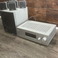 Sony Receiver With Speakers