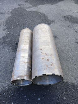 6" And 4" Concert Core Bits.