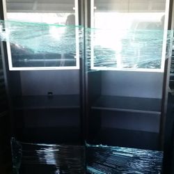 Two Curio Cabinets