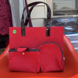 3 Pc Purse And Travel Set